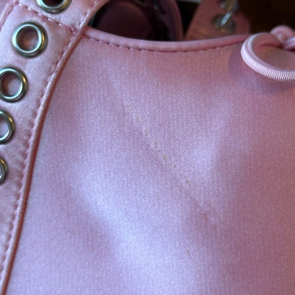 Dolls Kill/Sugar Thrillz Satin Pink Spiky Platform Shoes NWT - Picture 4 of 9